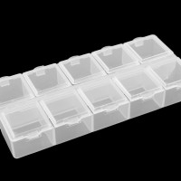 Plastový box / zásobník 6x13, 2x2 cm 1ks