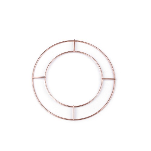 Dvojitý kovový kruh na lapač snov / na dekorovanie Ø15 a 20 cm 1ks