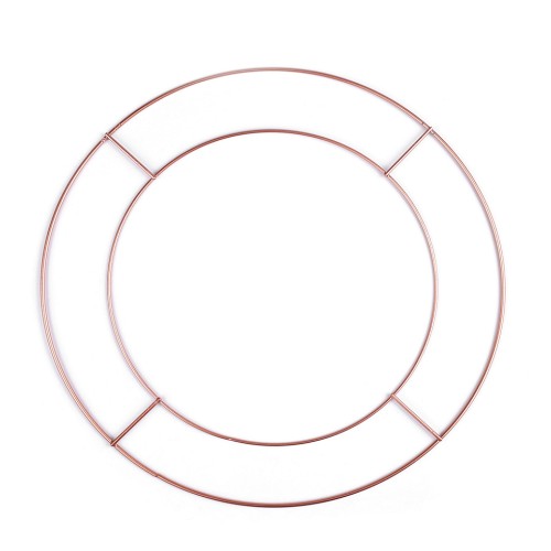 Dvojitý kovový kruh na lapač snov / na dekorovanie Ø30 cm 1ks