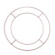 Dvojitý kovový kruh na lapač snov / na dekorovanie Ø30 cm 1ks