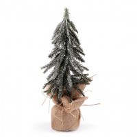 Umelý vianočný stromček s glitrami 1ks