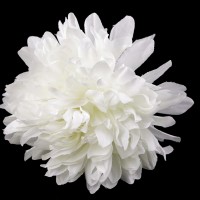 Textilný kvet chryzantéma Ø15 cm na výrobu smútočných vencov, kytíc 1ks