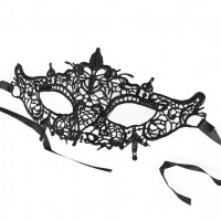 Karnevalová maska - škraboška čipková 1ks