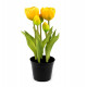 Umelé tulipány v kvetináči 1ks