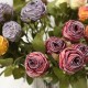 Umelá kytica ruže vintage 1ks