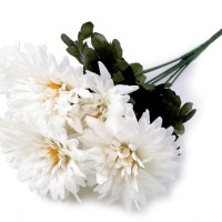Umelá kytica chryzantéma 1zväzok