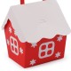 Vianočná darčeková krabička domček2 - 2ks