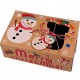 Vianočná darčeková krabica s priehľadom a menovkou1 - 1ks