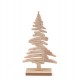 Drevený vianočný stromček s glitrami 1ks