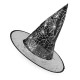 Karnevalový klobúk čarodejnícky pavučina, lebka, netopier 1ks