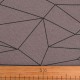 Teplákovina bavlnená počesaná geometrický vzor 1m