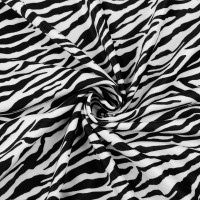 Zamat imitácia zvieracej kože zebra 1m