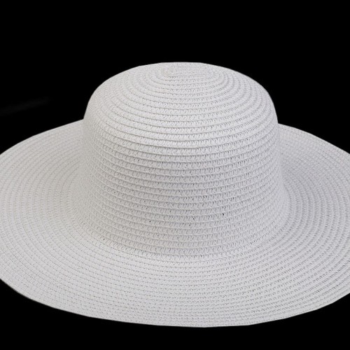 Dámsky klobúk k dotvoreniu biely