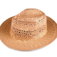 Letný klobúk unisex prírodná hnedá
