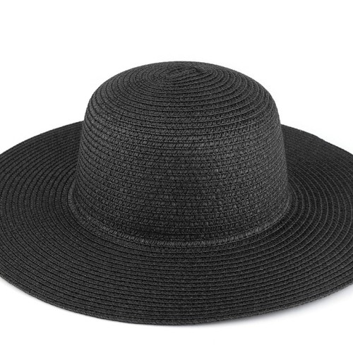 Dámsky klobúk k dotvoreniu - čierna